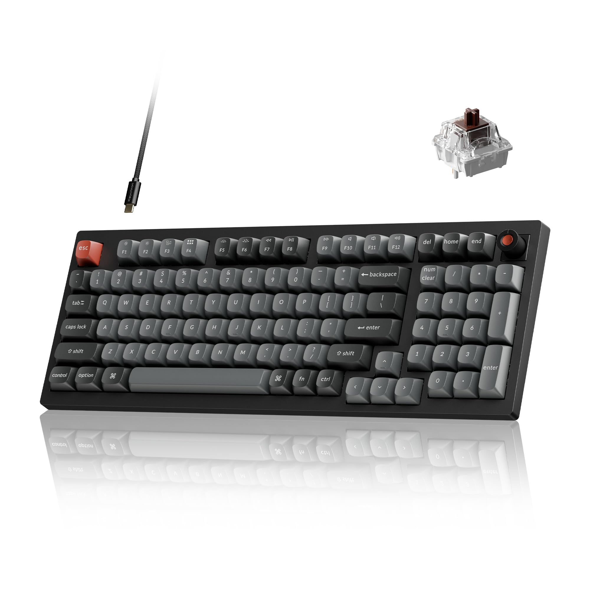 Amazon.com: Keychron V5 8K 96% Compact Mechanical Keyboard, 8000