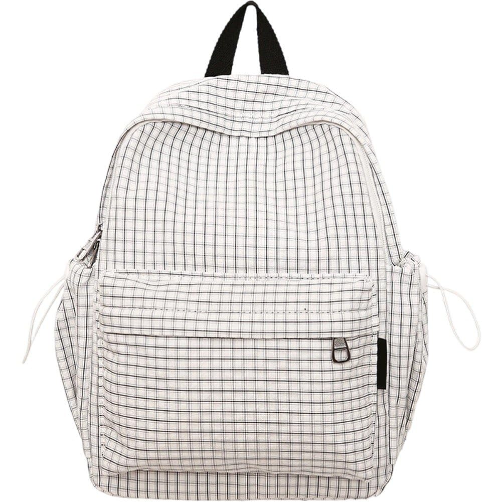 Sac à dos léger à carreaux grand volume contre la fatigue du dos