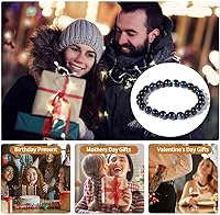 Vista 5 de Paquete único de pulseras de piedras preciosas puras..