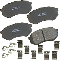 Vista 16 de Pastillas de freno traseras cerámicas Bendix Premium SBC1337 para Cadillac CTS 2014-2008, SRX 2016-2010, Chevrolet Camaro 2015-2010, Saab 9-4X 2011