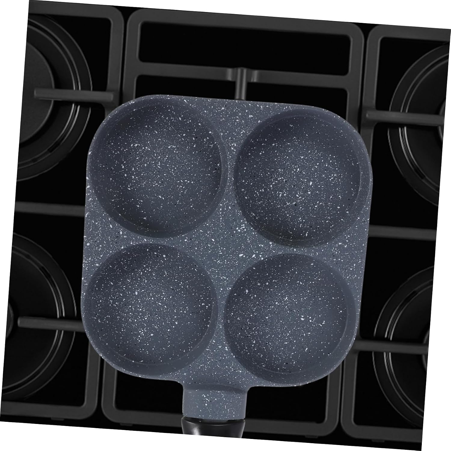 Ciieeo Multi-purpose Nonstick Four Pan Small Frying Pan for Breakfast Japanese Omelette Maker Egg Burger Cooker Nonstick Surface