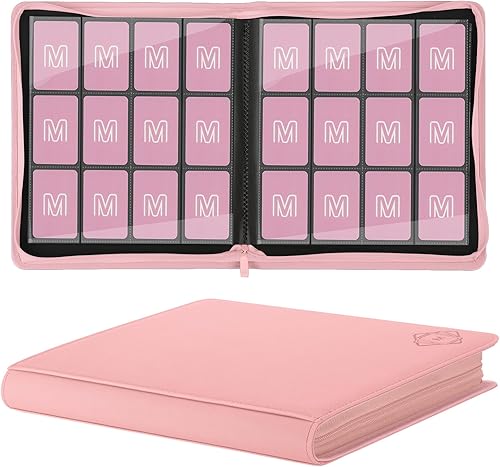 Miniatura 19 de Carpeta de Tarjetas Premium de 16 Bolsillos, Carpeta de Tarjetas de Intercambio Sostiene hasta 1000+ Tarjetas Álbum de Colección de Tarjetas 12