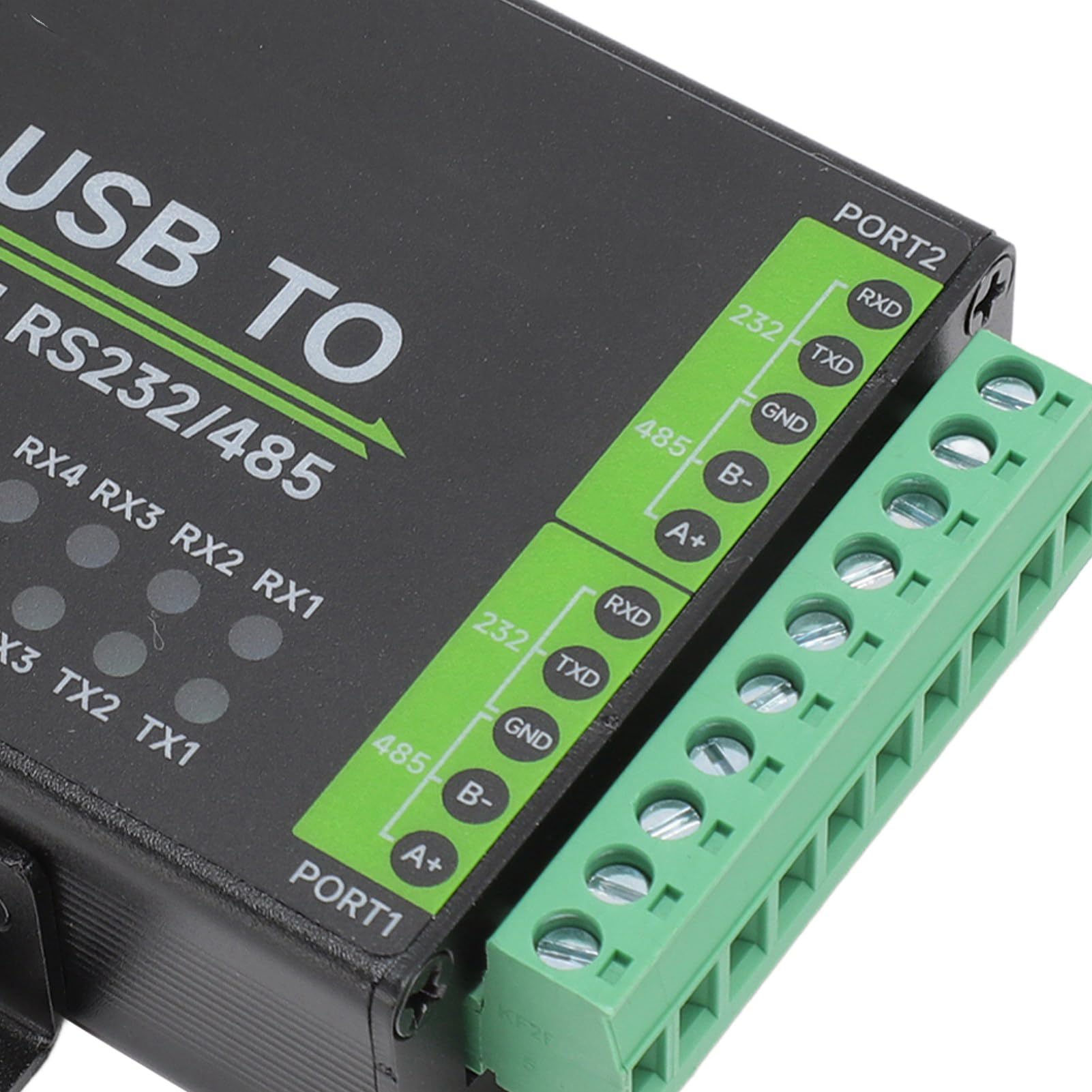 Fabater Isolierter USB-Konverter in Industriequalität, Einfache Installation, 5 V USB auf für Professionellen RS485 422-Konverter für Computer