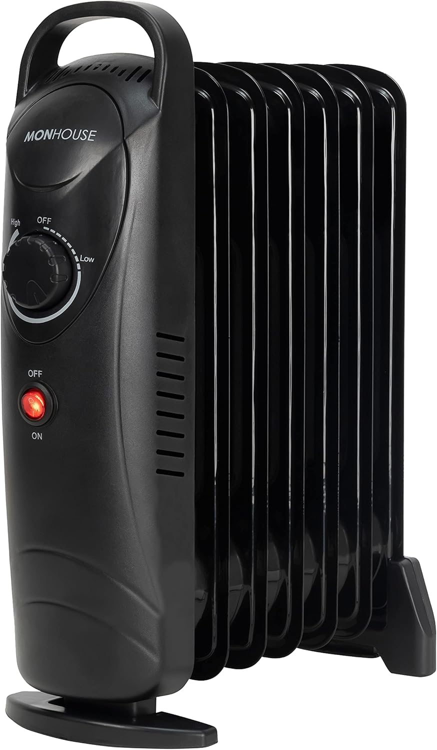 MONHOUSE 7 Fins Compact Oil Filled Radiator Electric Heater with