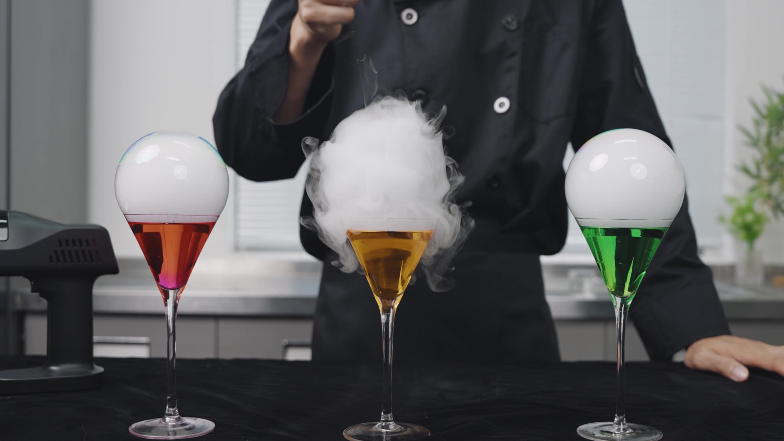Bebidas ahumador, cóctel soplador de humo, accesorios de cóctel para whisky, bebidas, carnes