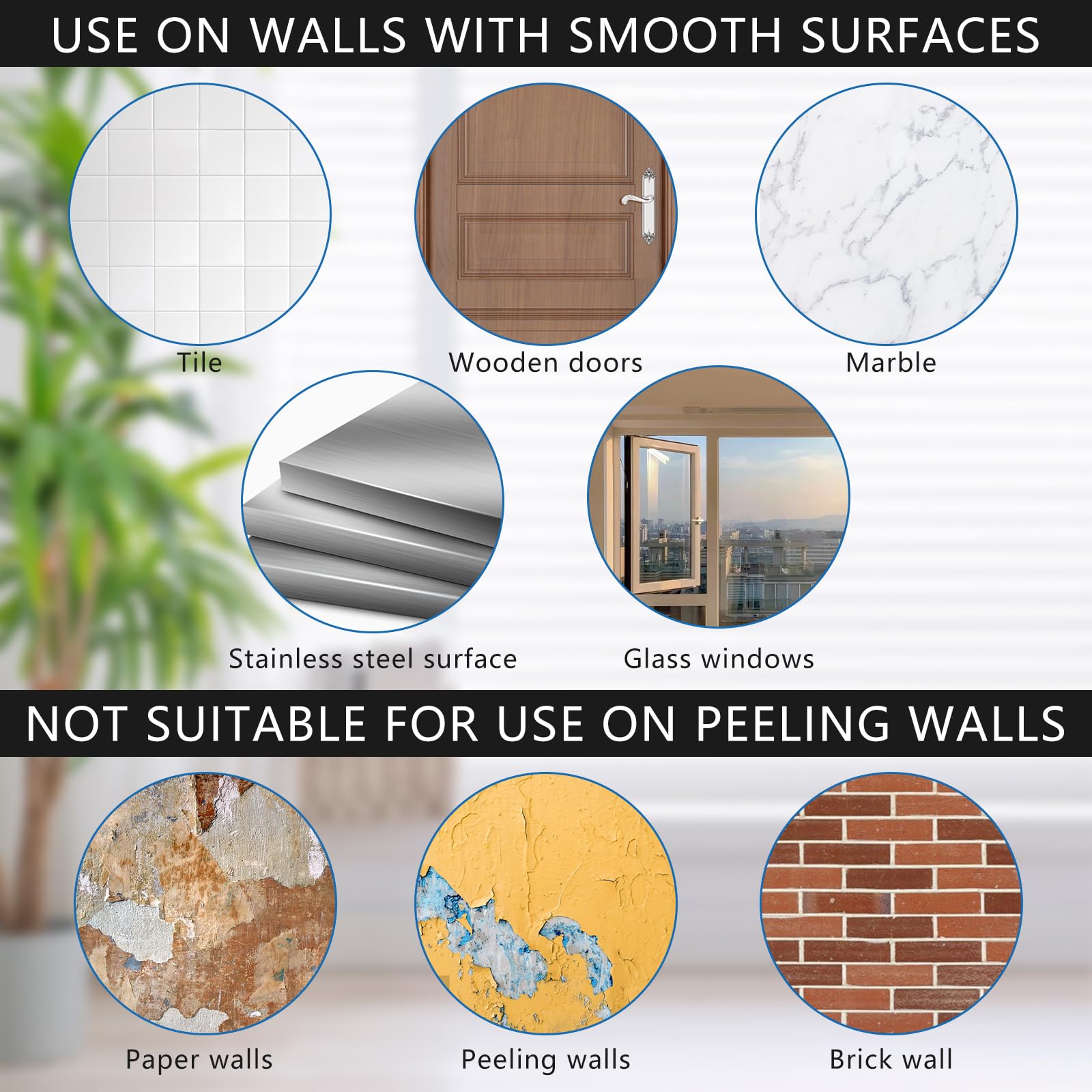 L&W Luck 14 Piezas Ganchos Adhesivos Extra Fuertes para Estanterías de Baño y Cocina Sin Perforar