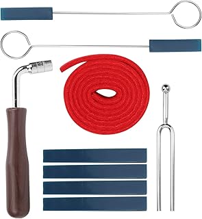 Piano Tuning Tool, Piano Tuning Kits, High‑Quality Stainless Steel Convenient General Purpose for Beginners Piano Tuning Enthusiasts Professionals