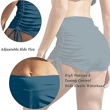 Sunshine swing Womens Swim Shorts High Waisted Swimsuit