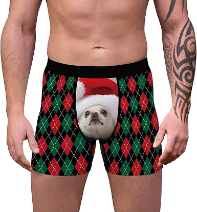Amazon.com: Ropa interior de Navidad para hombre, calzoncillos divertidos  de Navidad, muñeco de nieve : Ropa, Zapatos y Joyería