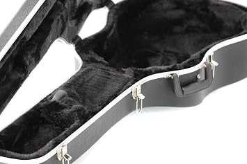 OVATION Guitar Case ABS Case - Original Moulded Case, Suitable for Deep Bowl/Mid-Depth - ABS Shell - Aluminium Profile - Shock Absorber - Plush Lining - Accessory Compartment, 8158-G