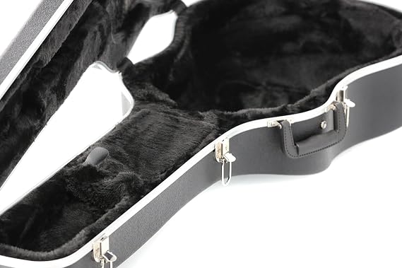 OVATION Guitar Case ABS Case - Original Moulded Case, Suitable for Deep Bowl/Mid-Depth - ABS Shell - Aluminium Profile - Shock Absorber - Plush Lining - Accessory Compartment, 8158-G
