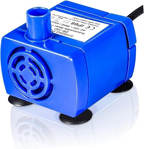 Miniatura 3 de GOTOTOP Silent Submersible Water Electric Pump, Low Power Consumption 1.5 Degree Monthly 5.9ft Cable, with Compact Safety Design 1.7x1.6x1.2in 12V