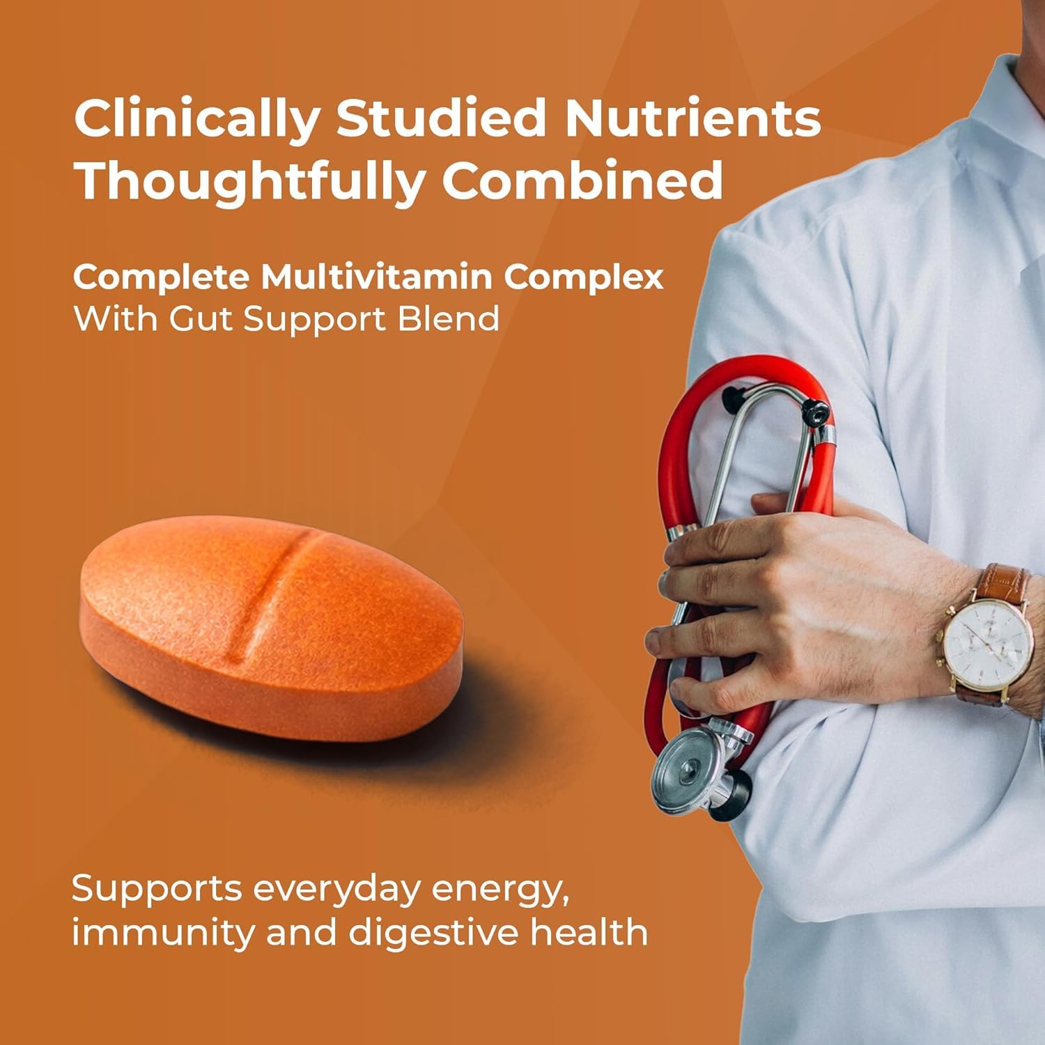 OYB Multivitamin Tablets with 24 Vital Nutrients, Probiotics & Herbs | Vitamins A, B, C, D, E, Zinc, Magnesium & Calcium | Supports Energy, Immunity & Overall Health | 60 Veg Tablets — Amazon image 4