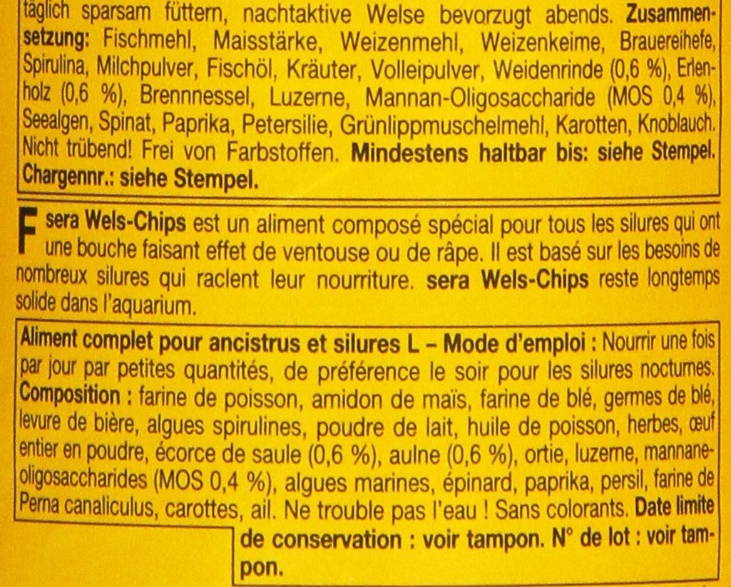 1000 G Welschips / Welstabletten – Futtertabletten Für L-Welse, Bodenbewohner, Mit Spirulina, Fischfutter