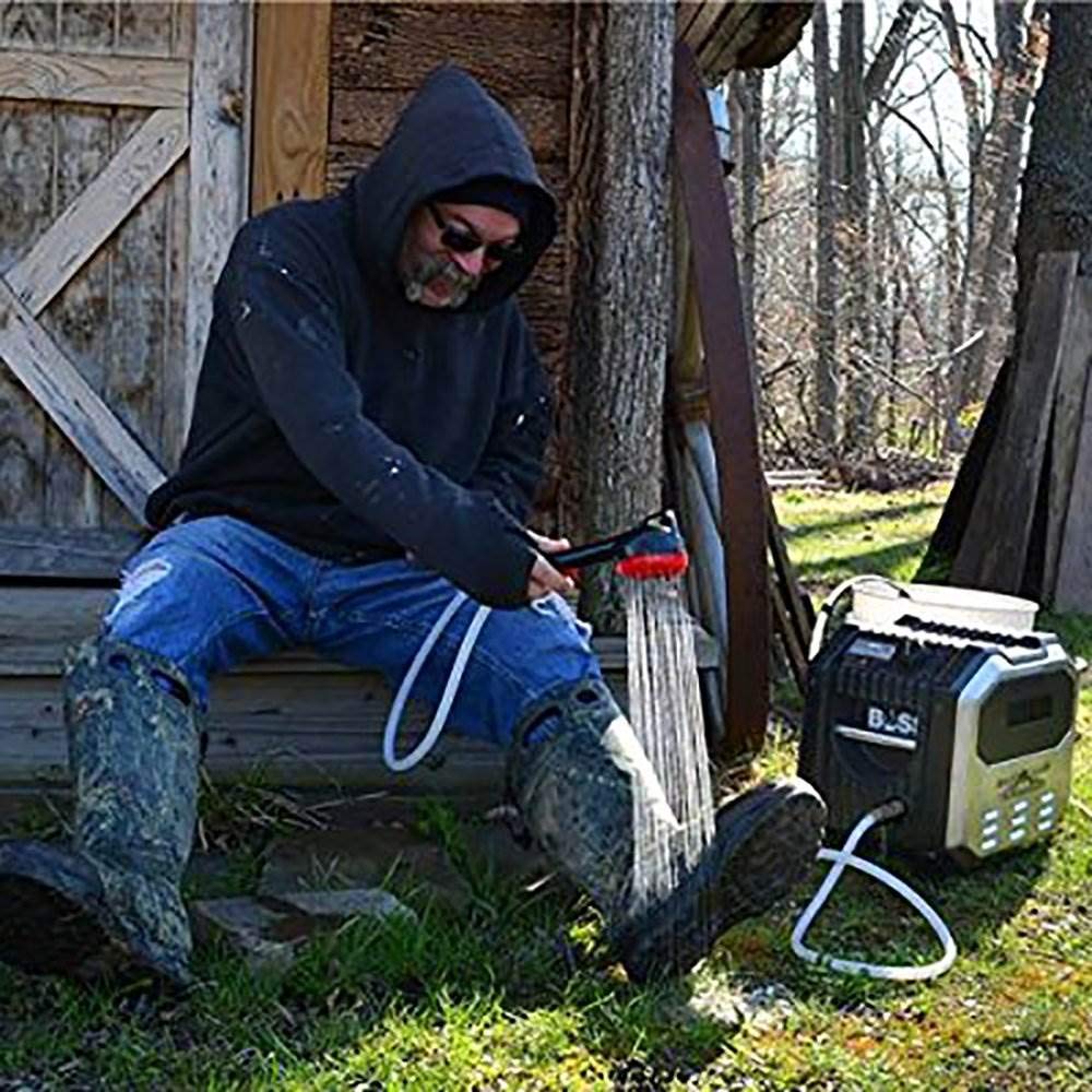 Mr. Heater F235350 BOSS-XCW20 Basecamp Battery Operated Shower System,Multi  - Buy Online - 20232569
