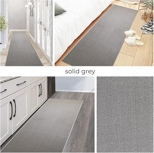 Miniatura 2 de Alfombra de pasillo de tamaño personalizado, color naranja quemado sólido (12 pies de largo x 36 pulgadas de ancho) hecha a pedido alfombra de goma