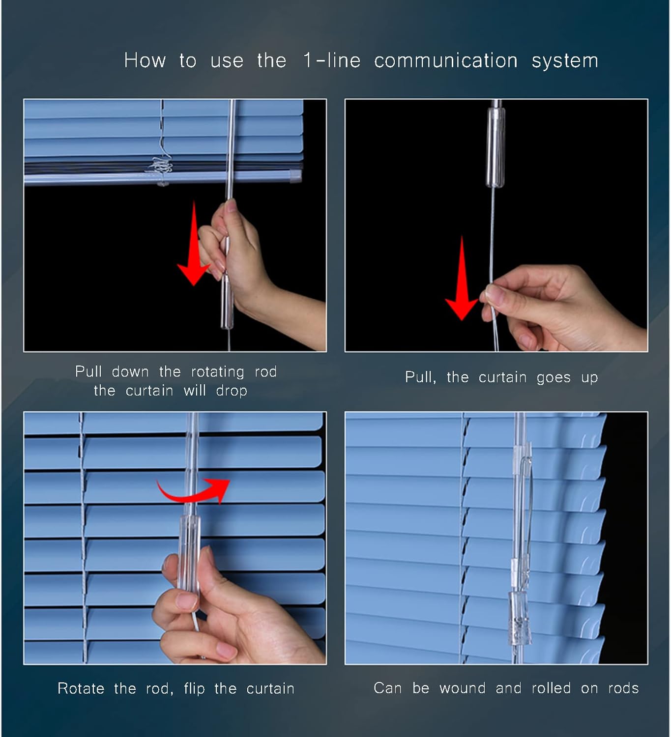 アルミニウムのミニブラインド、窓用のシェード、ライトフィルタリング、サイズ、色とマウントの選択、防水性光の調整金属ブラインド、1秒で