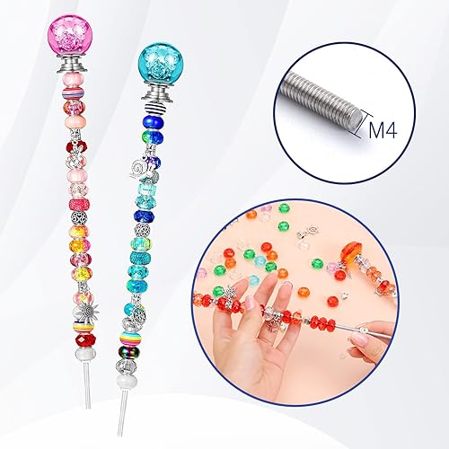 Miniatura 2 de 26 varillas roscadas de 832 pulgadas con tuercas hexagonales M4 de acero inoxidable 304 de 12 pulgadas totalmente roscadas, 13 hilos M4 de 11.18