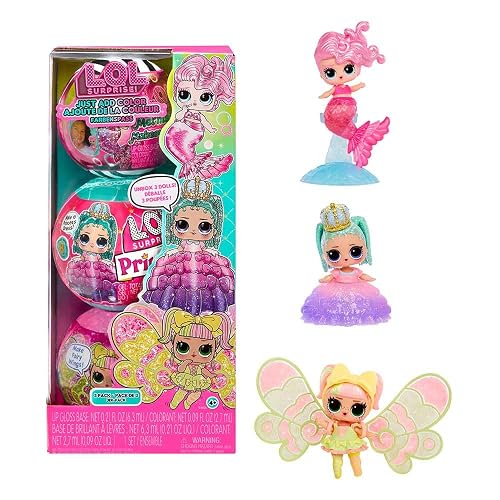 LOL Surprise Just Add Color 3-Pack 2.0 – 3 Dolls Included, Features 3 Different Series, Great Gift for Kids Ages 4+
