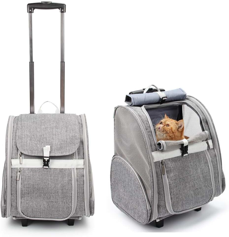 cat carrier on wheels