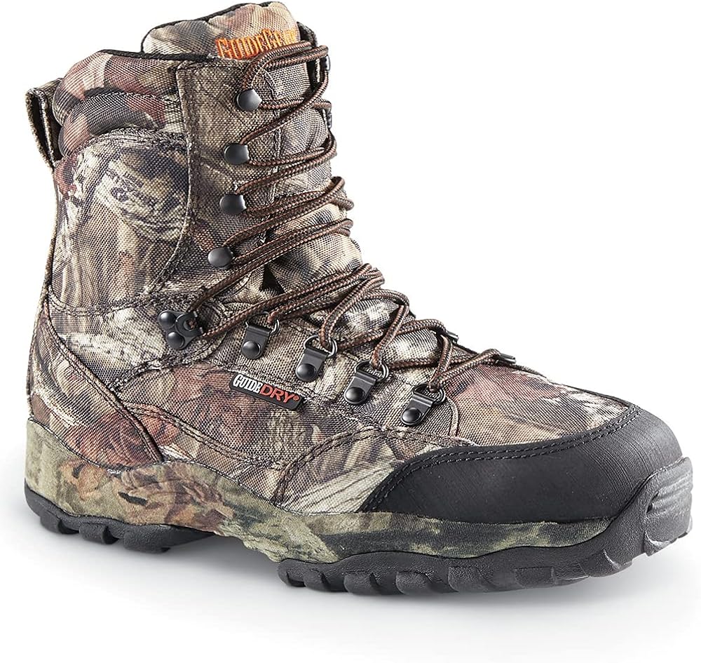  | Guide Gear Men's Guidelight II 8" Insulated Waterproof Hunting Boots, 800-gram | Hunting