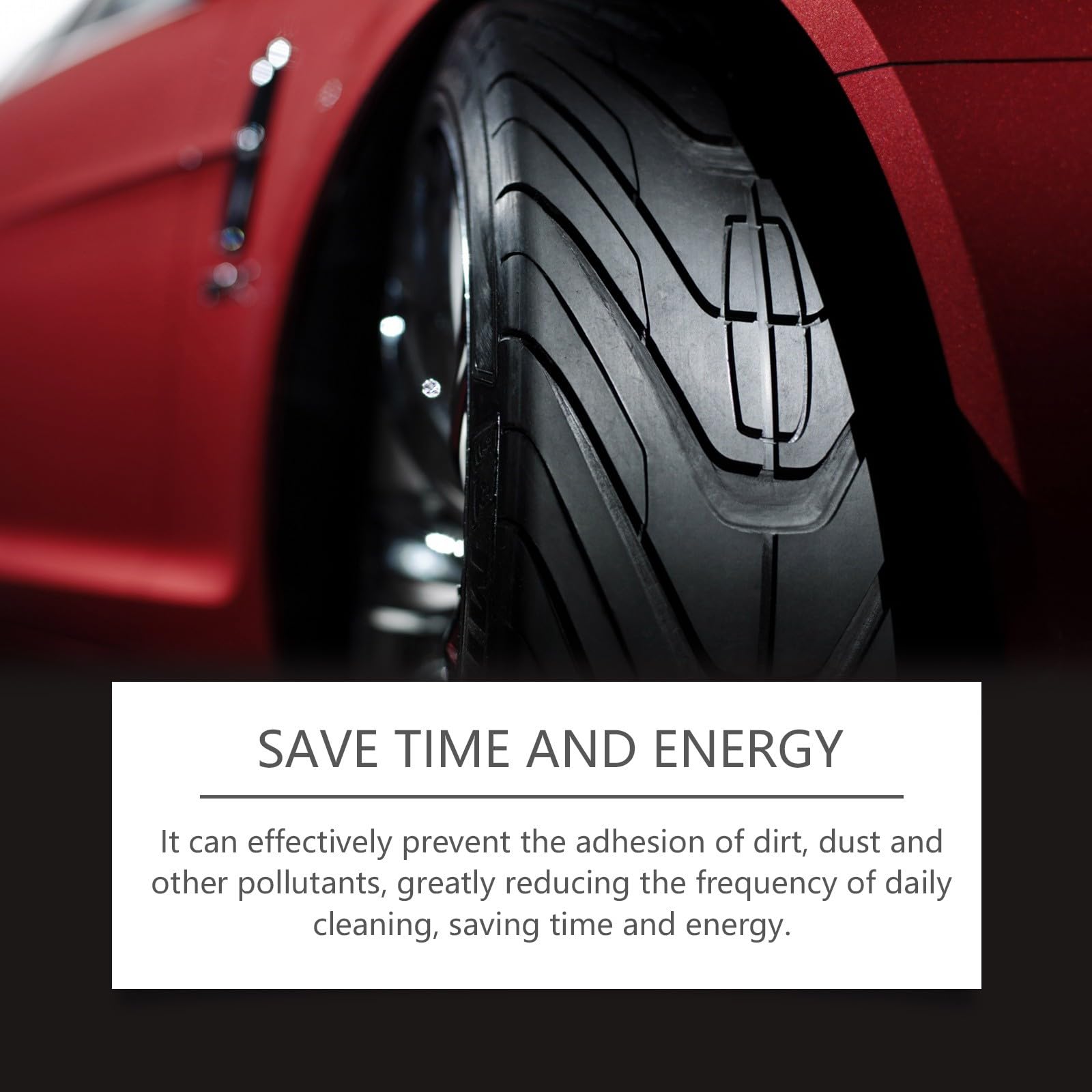 Tyre Nourish Cream, 2-Pack Car Tire & Plastic Trim Renewal Paste, Tire Nourish Wax Cream, Restores Black Gloss, Powerful Wheel Cleaning Refurbish Wax, for Car Tires (Black-2 Packs) - 3