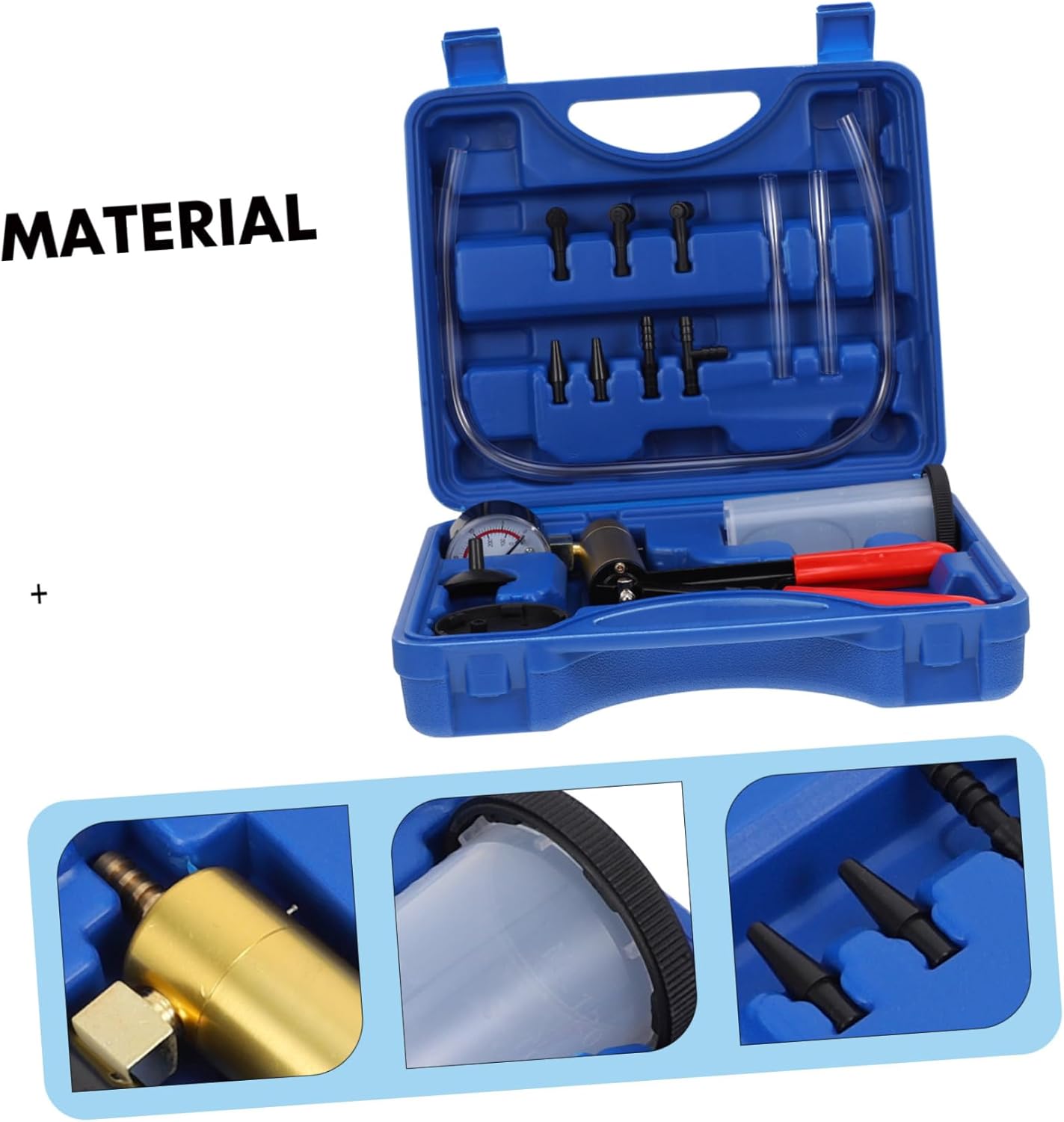 Brake Oil Replacement Tool Kit Handheld Vacuum Pump Motorcycle Brake Bleeder Kit