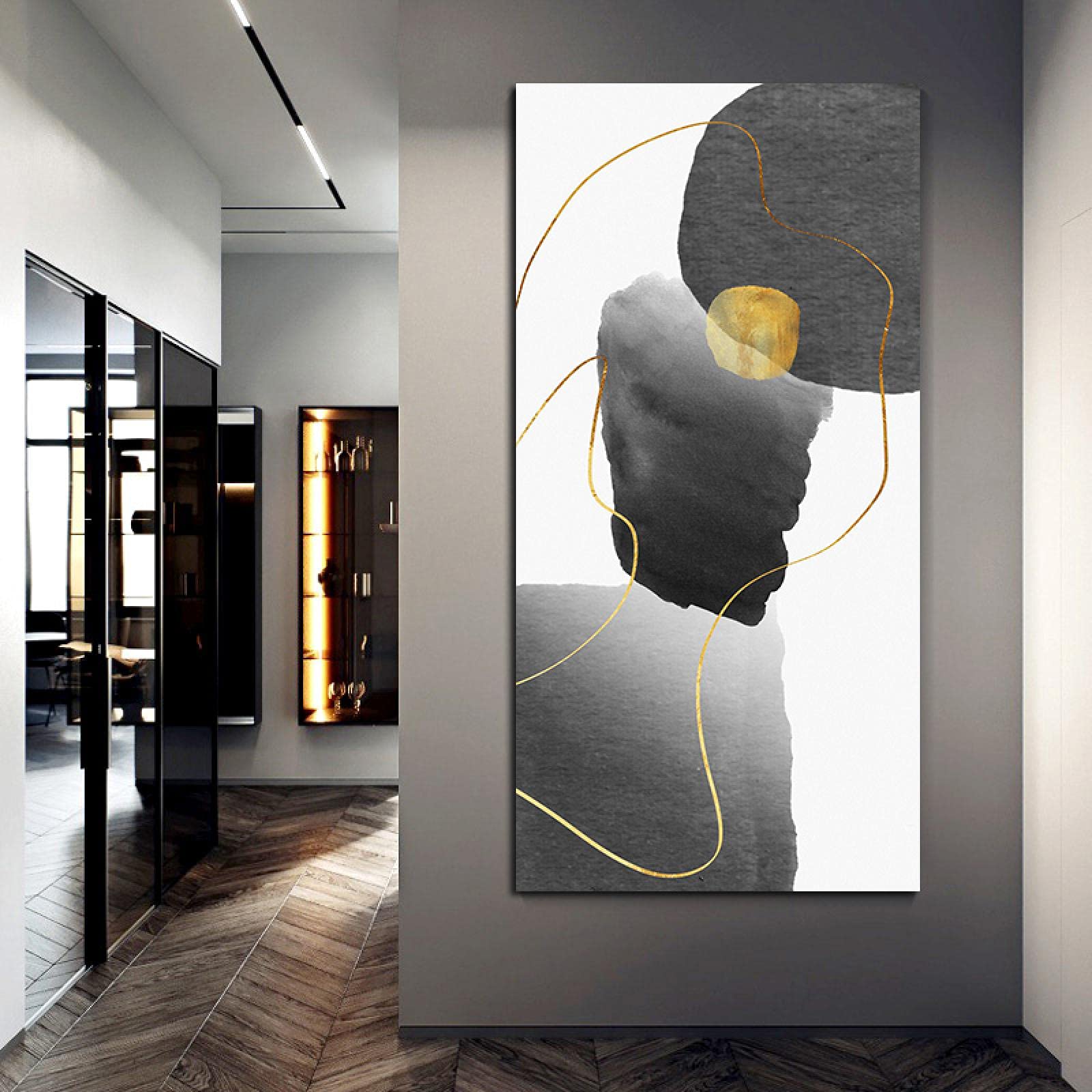 Toile peinture mur art photo affiches imprimées salon moderne abstrait cuadros de 70x140 cm
