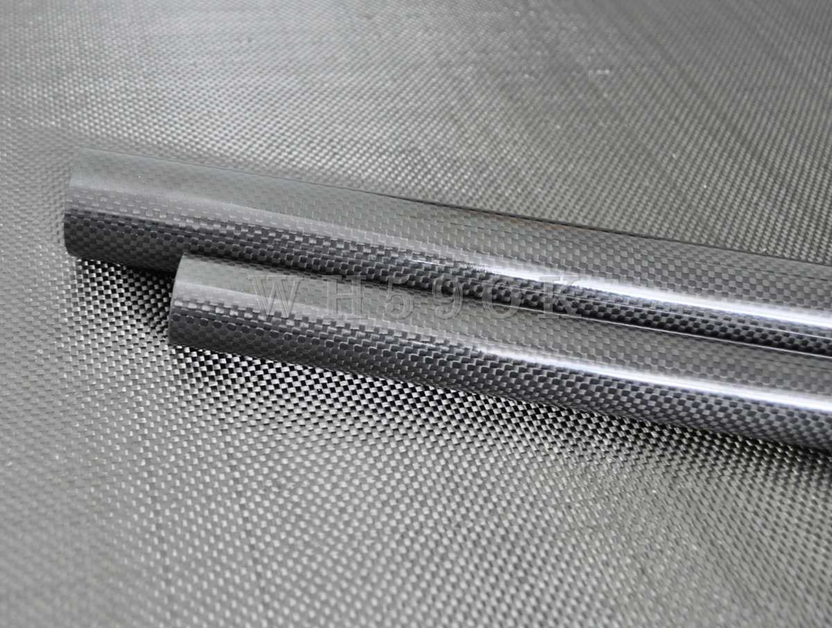 1 szt. Rurka z włókna węglowego 3K - średnica zewnętrzna 20-30 mm x 500 mm do ramion wielowirnikowców i projektów DIY(14 * 20 * 500mm Glossy Twill)