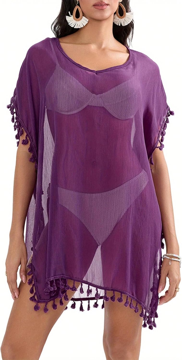 Women Beachwear Swimwear Bikini, Beach Cover Up, Summer Dress cover ups for swimwear