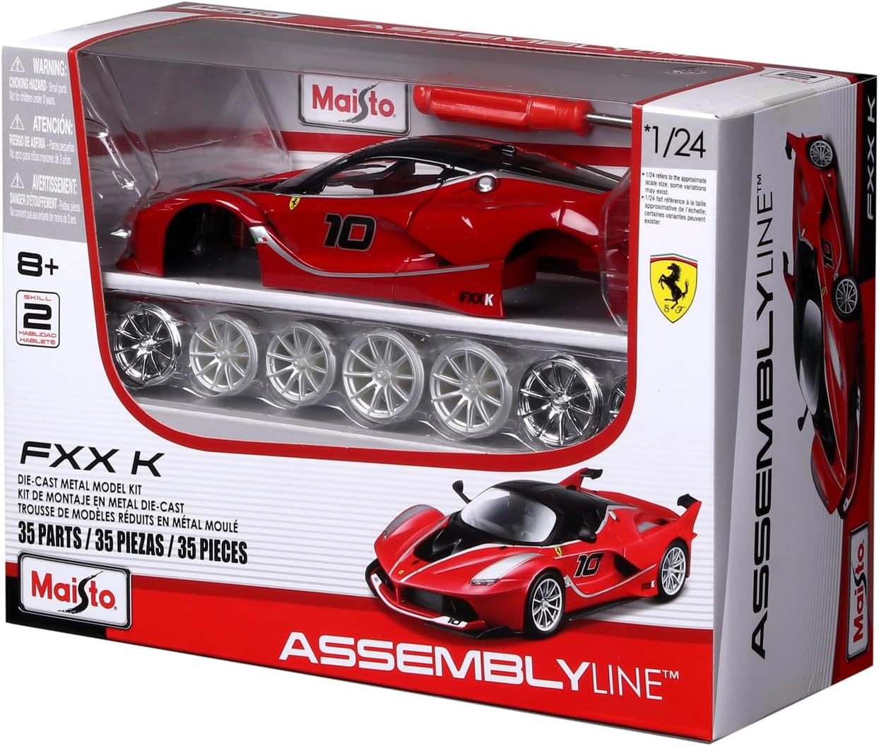 1: 24 Al Ferrari Fxx-K (Colors May Vary)