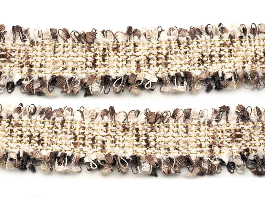 MISTREASS￤Ribbon Lace Trimming Tweed Ribbon Lace Trimming Tweed Mini Skirt - MISTREASS