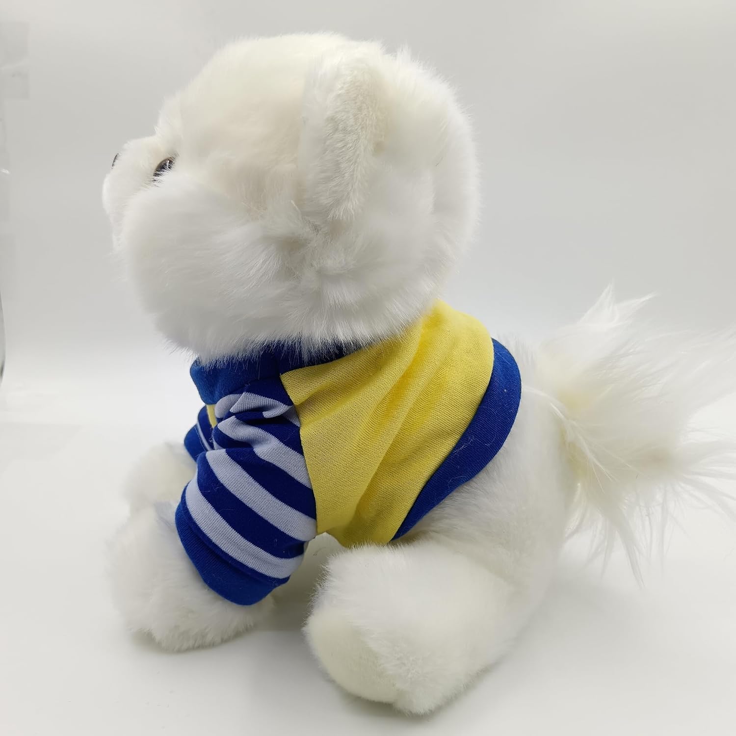 Plush Pomeranian Stuffed Animals Toy Dog,Cute Soft Plush Pomeranian Dog,Lifelike Pet Puppy Present Gift for Girls Boys - Image 3