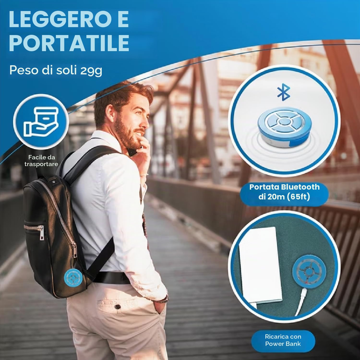 MEGACOM DuoMon 3 Versione Pro-Caricamento senza fili, Rotazione Automatica/Cattura Automatica/Dispositivo Bluetooth per Account Doppi per Poké Go, Portata di 20m, Compatibile con iOS 14+/Android 8+