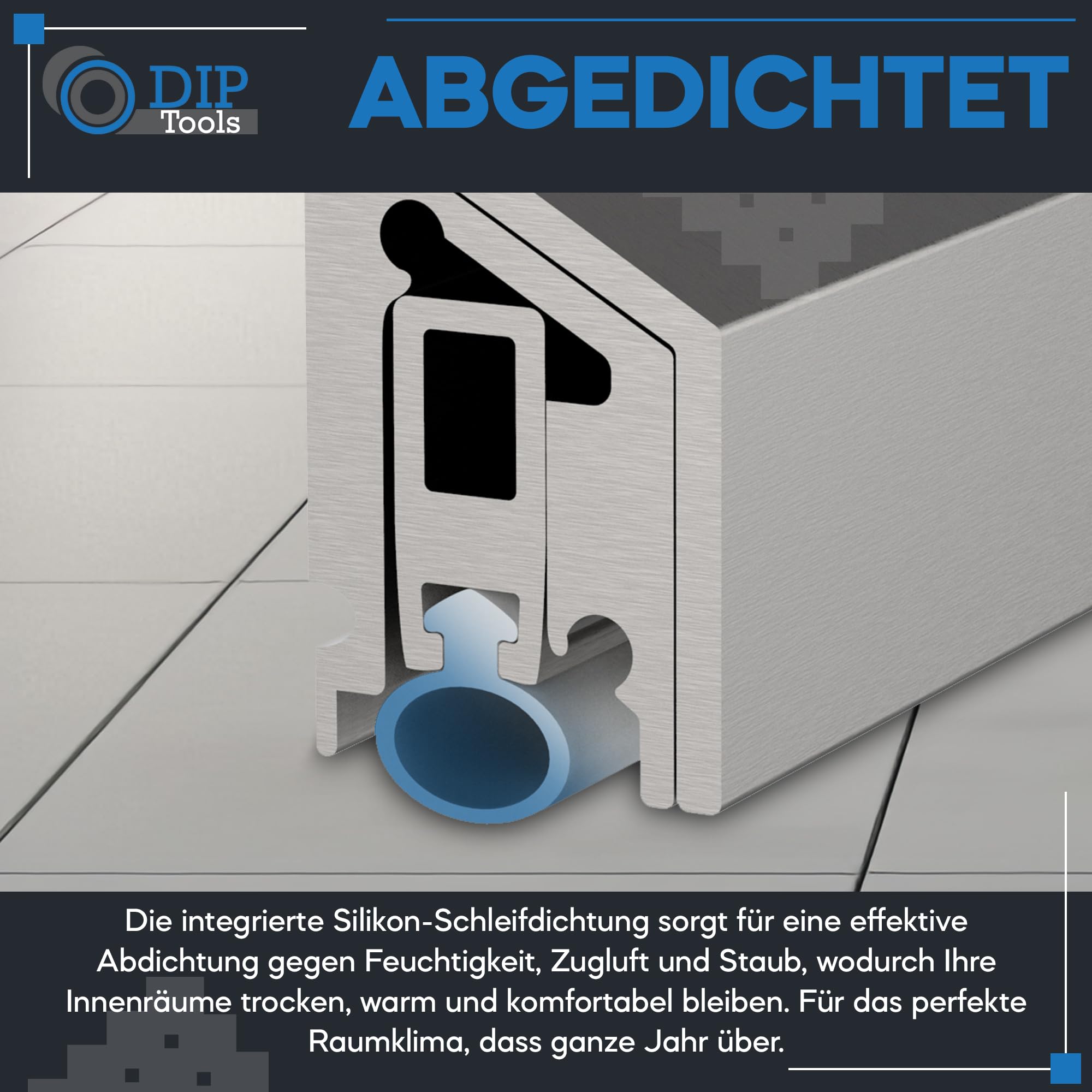 Aluminiowe uda do drzwi i okien, z osłoną profilu i silikonową uszczelką szlifierską, ochrona przed warunkami atmosferycznymi, wodoodporna, stoper przeciągów, uszczelka drzwiowa, profil okienny