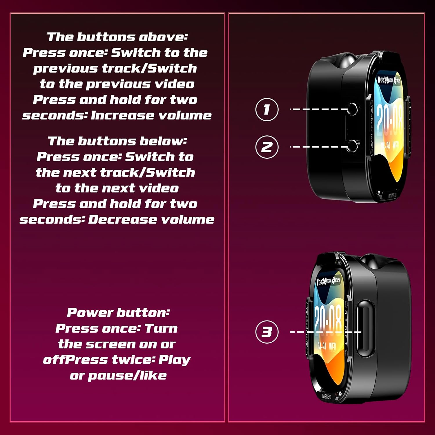 NE70 Earbuds, 2026 New NE70 AI Translation Earbuds in Real Time, Language Translator Headphones with LCD Touch Screen Audifonos Traductores Inglés Español Support 150 Languages for Travel