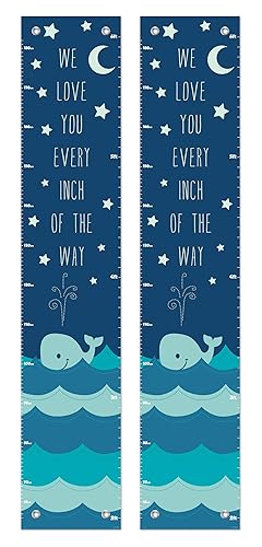Miniatura 8 de Tabla náutica para niños que te aman cada pulgada del camino, decoración acuática para habitación de ballena
