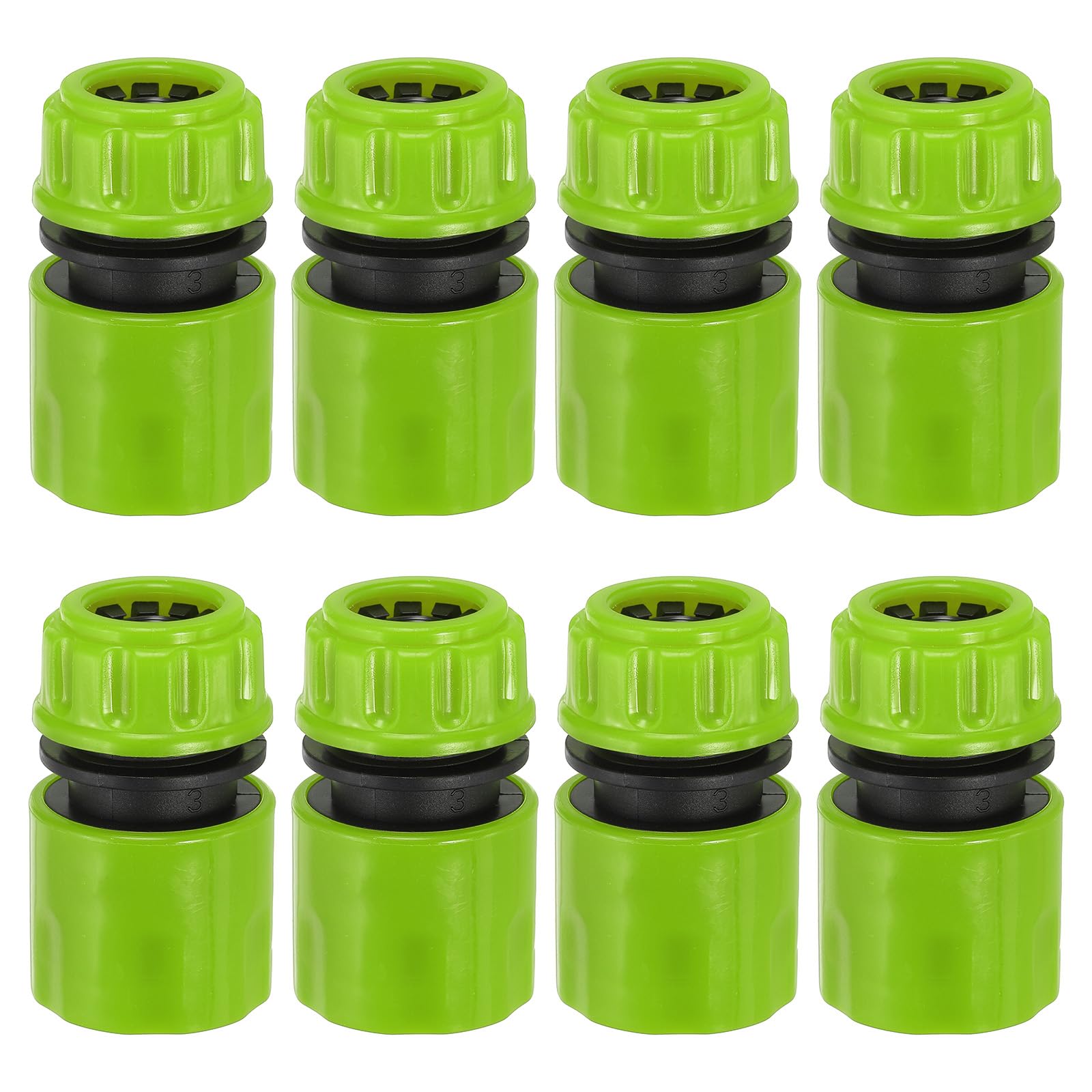 PATIKIL 1/2″ Garden Hose Quick Connector Repair Extender, 8 Pcs Plastic ...