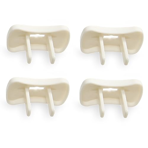 Miniatura 7 de Kit de muebles de metal anti punta, paquete de 4 anclajes plateados para muebles a prueba de bebés, correas de seguridad de TV para pantallas