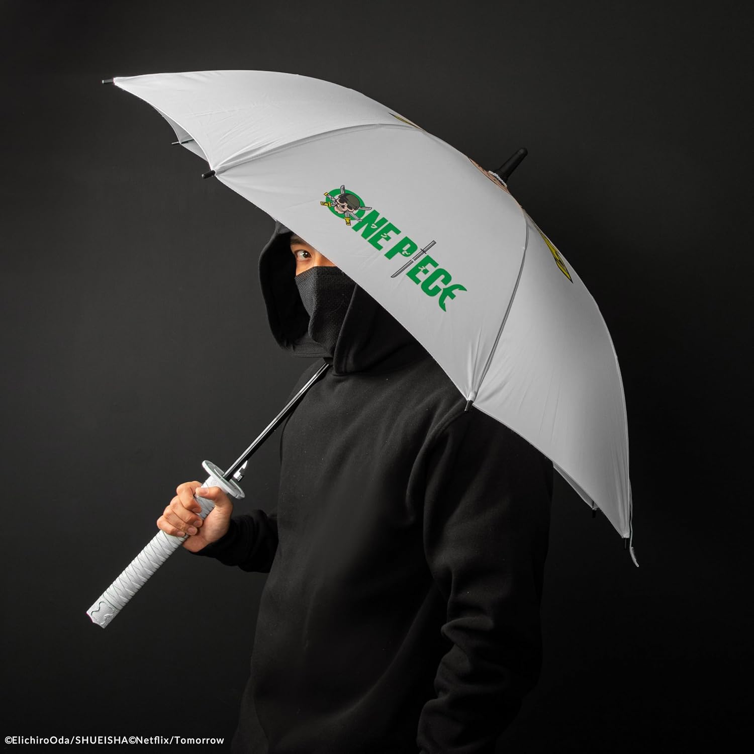 Cinereplicas One Piece - White Zoro Katana Umbrella - 95 * 8 * 8cm - Official License