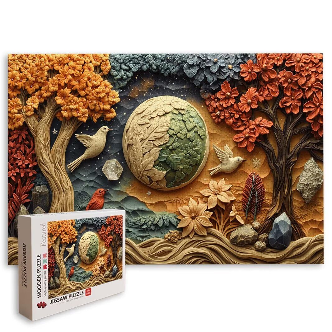 Puzzle 2000 Pezzi, Puzzle Foresta, Misura: 100x71cm, Regalo Donna -8689