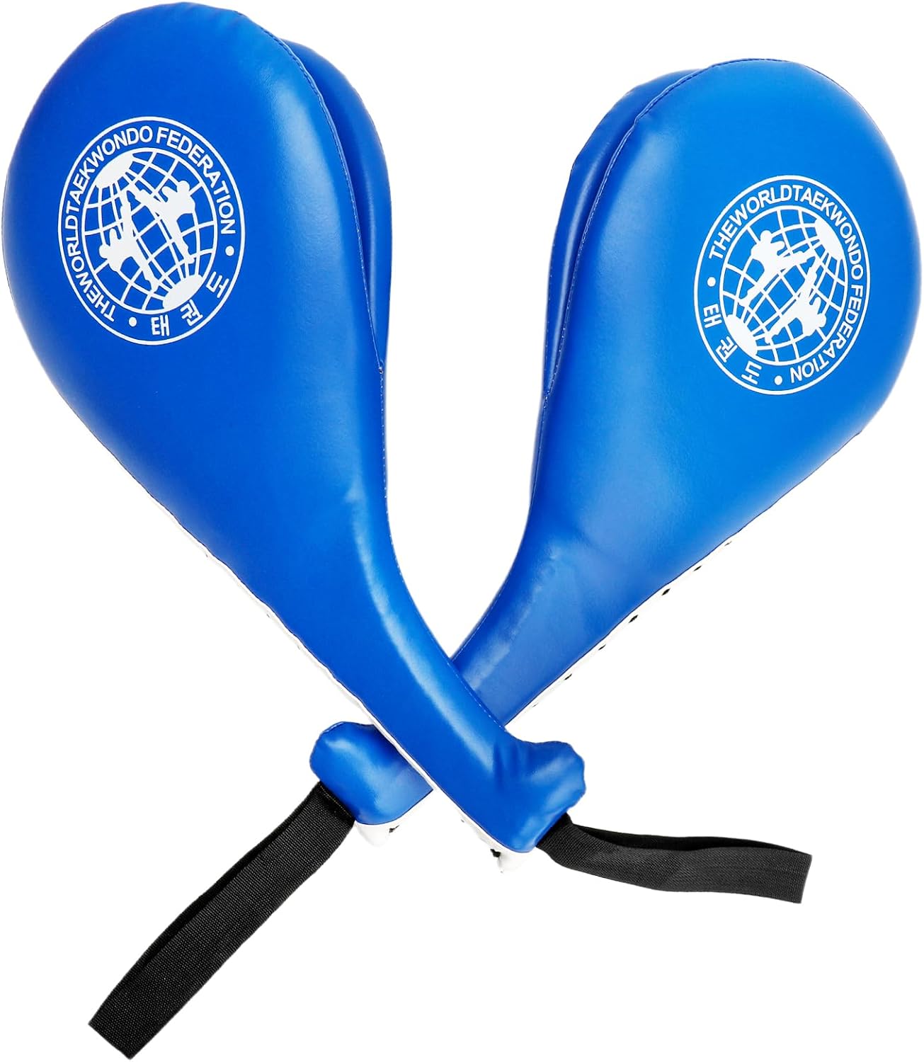 2 Pack Red Taekwondo Kick Pads - Durable Martial Arts Striking Pads, TKD Karate Kickboxing Training Targets for Practice