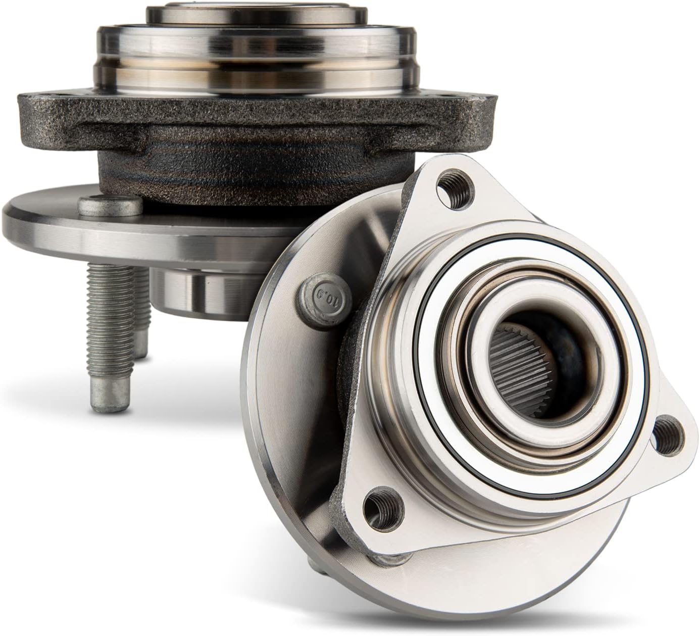 KAX 513205 2PCS Front Wheel Hub Bearing Compatible with Pontiac G5 2007-2009,4 Lugs Wheel Bearing and Hub Assembly