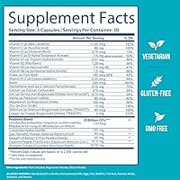 Vista 6 de GOBIOTIX Multivitamínico con probióticos y enzimas digestivas - 25 mil millones de UFC - Salud digestiva, probióticos para mujeres y hombres
