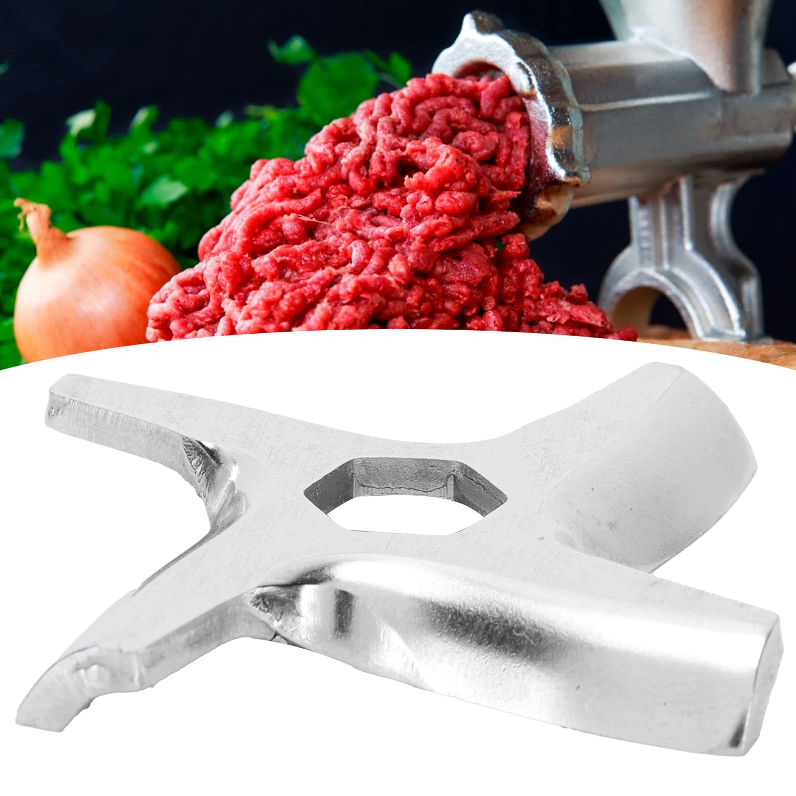 Accessoire Hachoir Viande - Disque De Coupe En Acier Inoxydable - Remplacement Facile - Compatible Nombreux Modèles Domestiques
