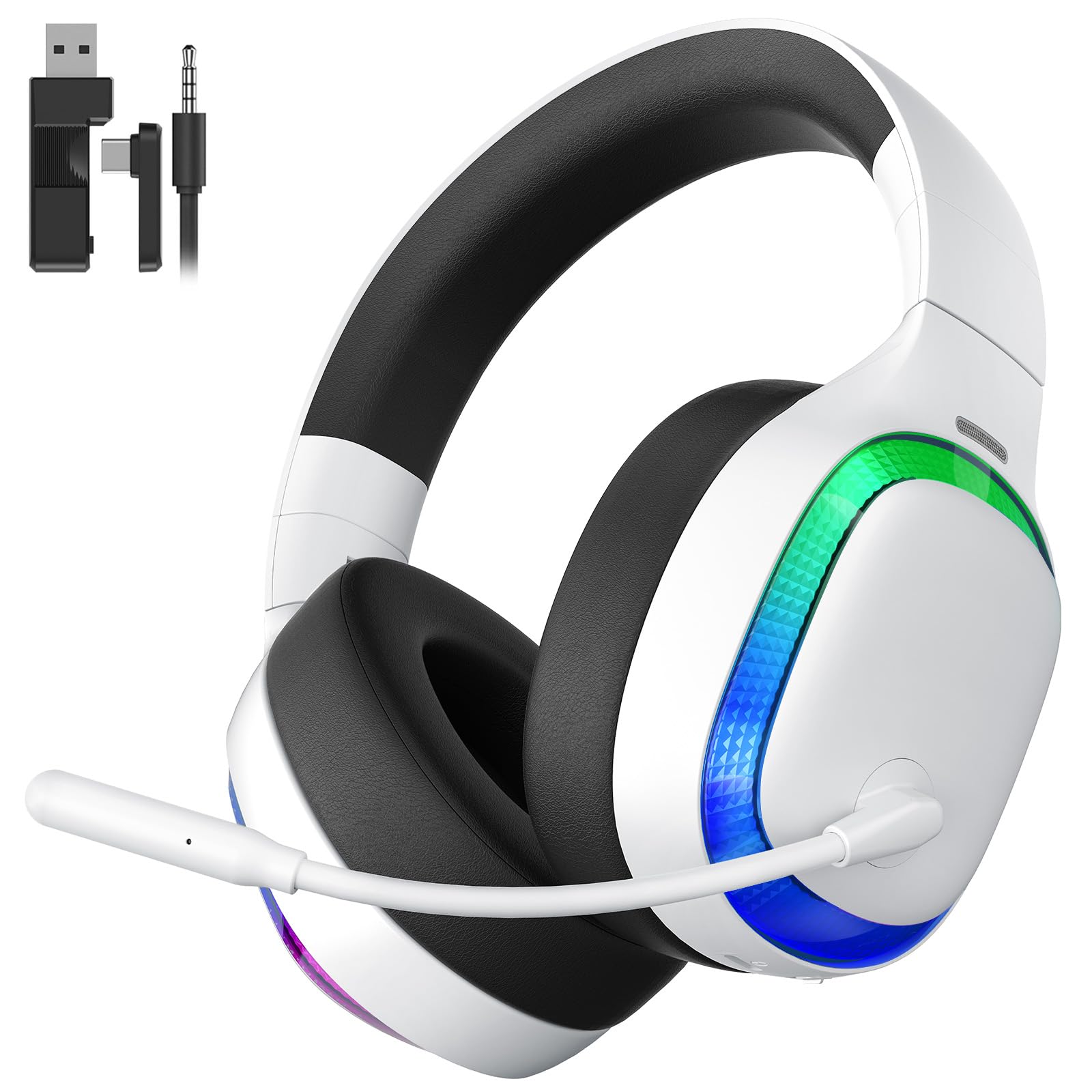 Gvyugke Wireless Gaming Headset 70H White