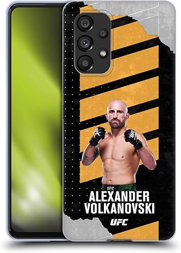 Head Case Designs Officially Licensed UFC Fight Card Alexander Volkanovski Soft Gel Case Compatible with Samsung Galaxy A53 5G (2022)
