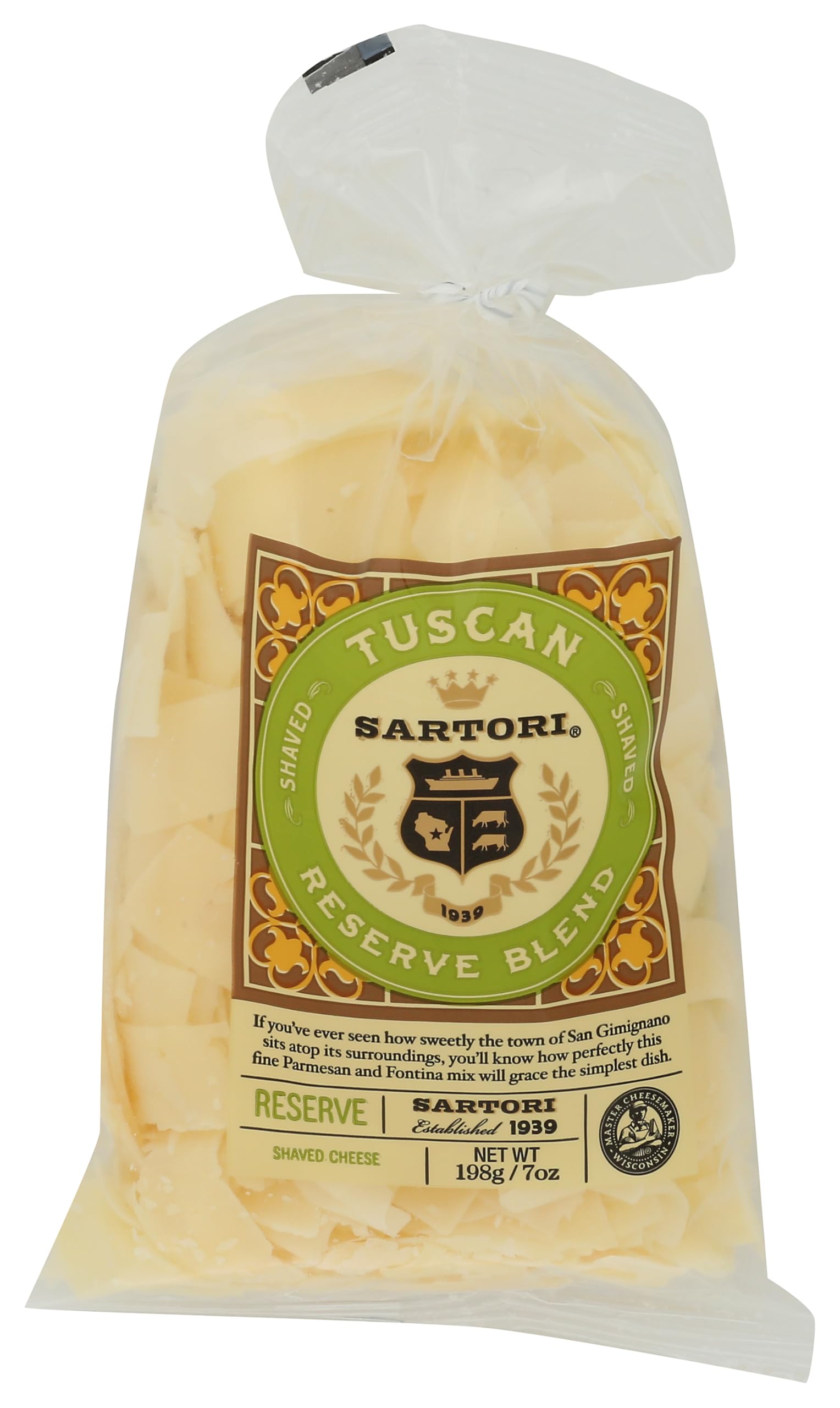 Tuscan Reserved Blend, Shaved, 8 oz