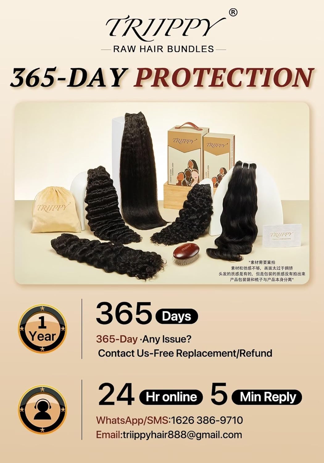 TRIIPPY Raw Sea Wavy Bundles Human Hair,100% Cambodian Raw Hair Sew in Weave Double Drawn 3 Bundles,3X Lasting And Durable Over Virgin Hair Bundles,No.1 Raw Hair Brand On Amazon(22 22 22 Inches)