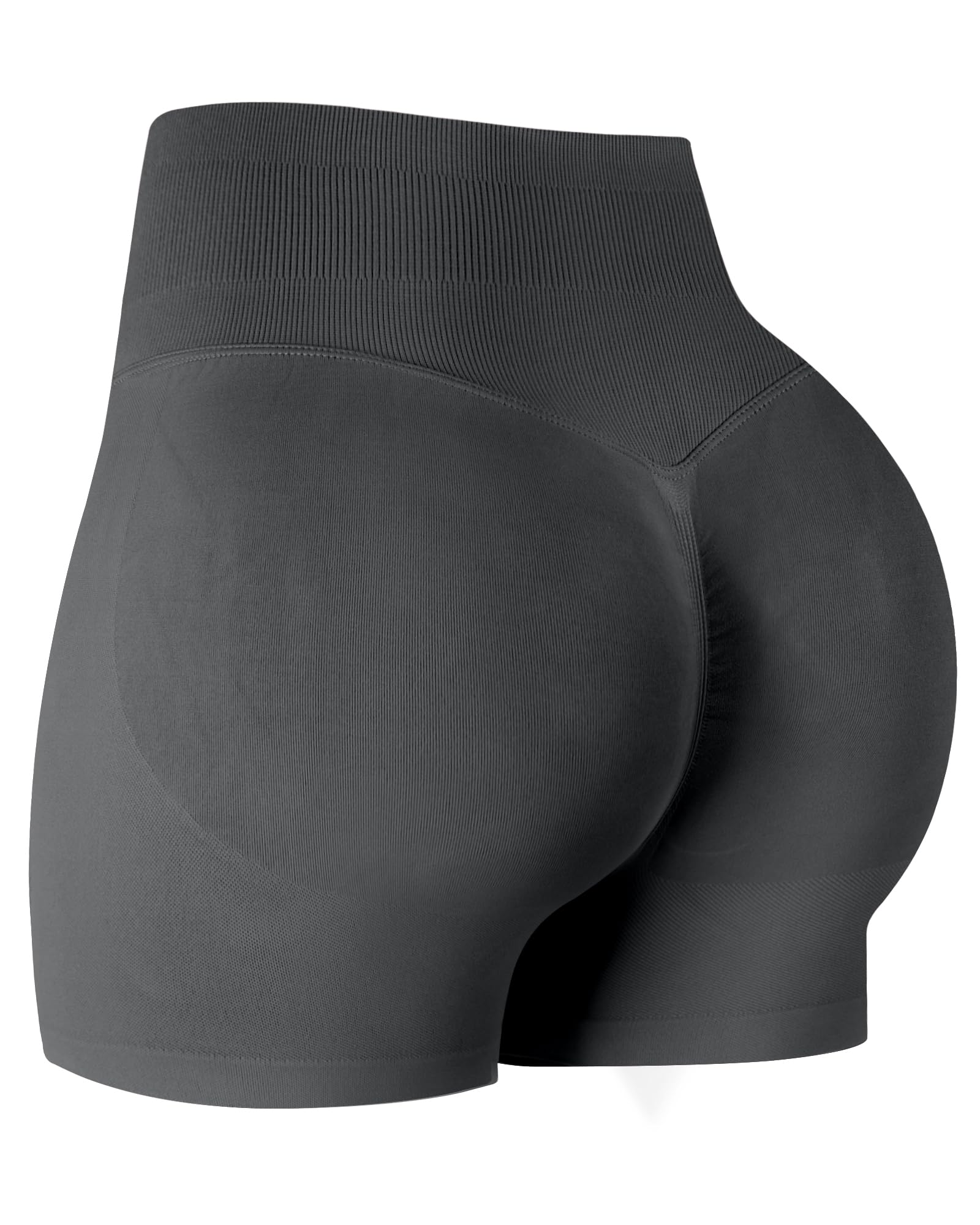 ATHVOTAR Workout Gym Shorts Women High Waisted Seamless Butt Lifting Scrunch Butt Sports Shorts